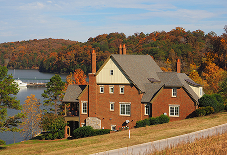 lakefront community home