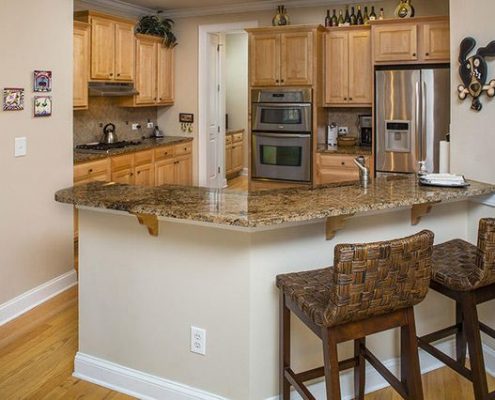 kitchen with granite