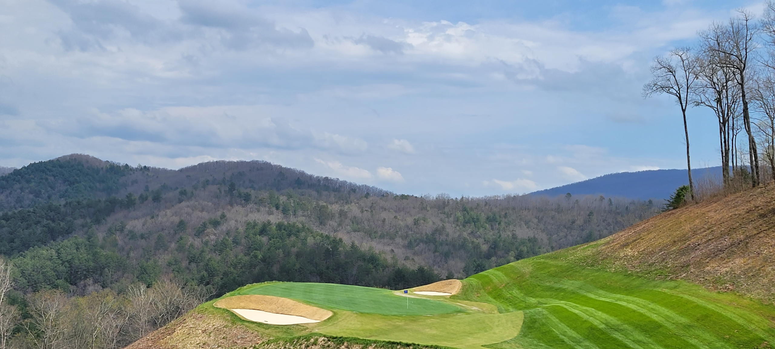 waterfall at lake burton