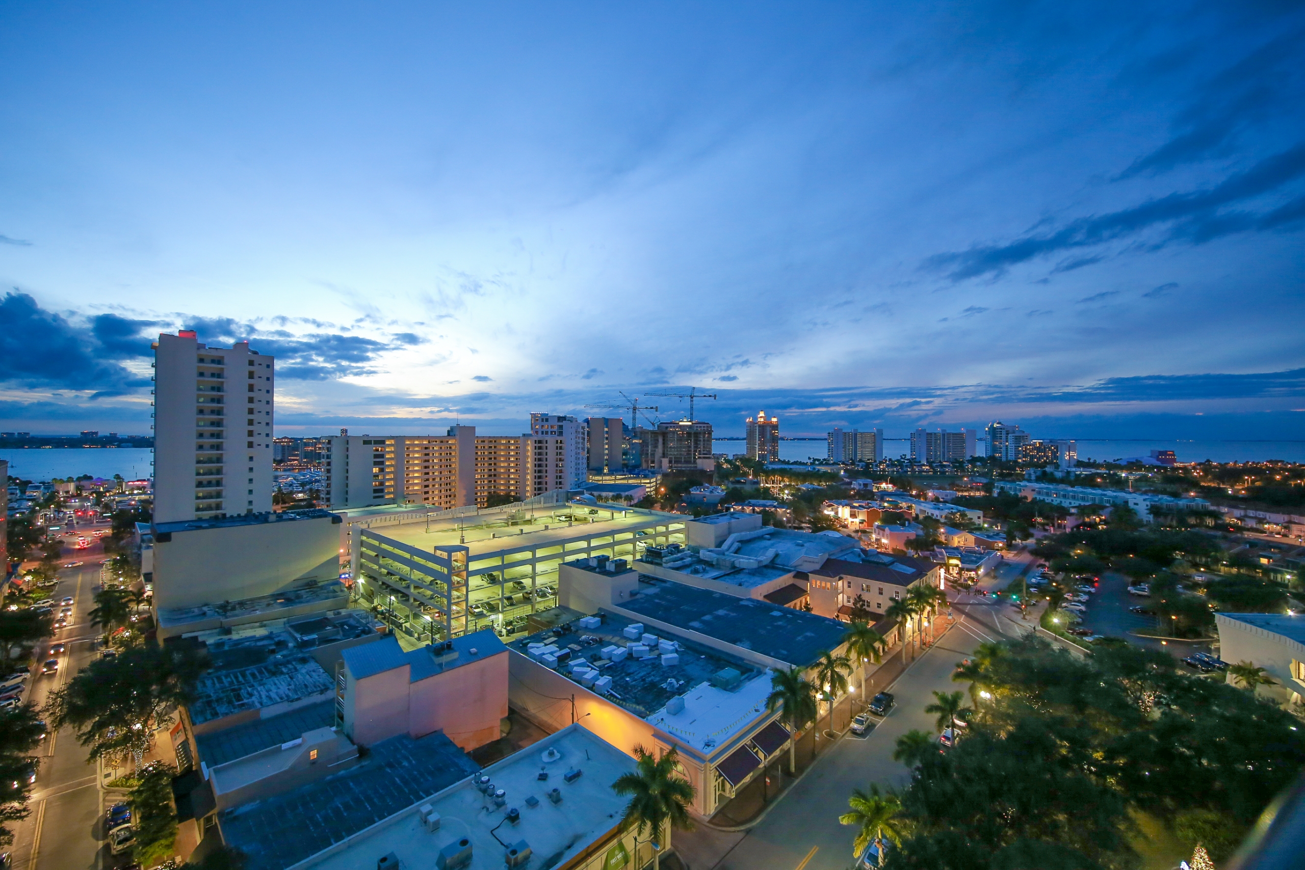 Sarasota Area Downtown at Night