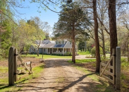 entrance with open gate 15 tamarack lane