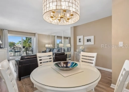 sea pines harbour condo - dining