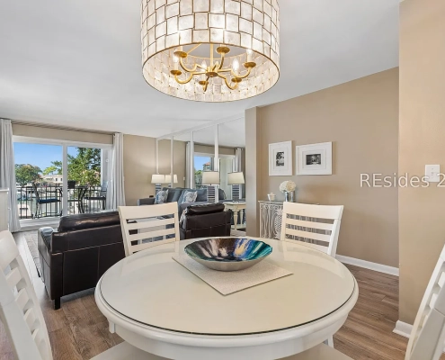 sea pines harbour condo - dining